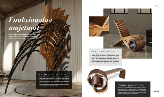 My bench in a Croatian Magazine